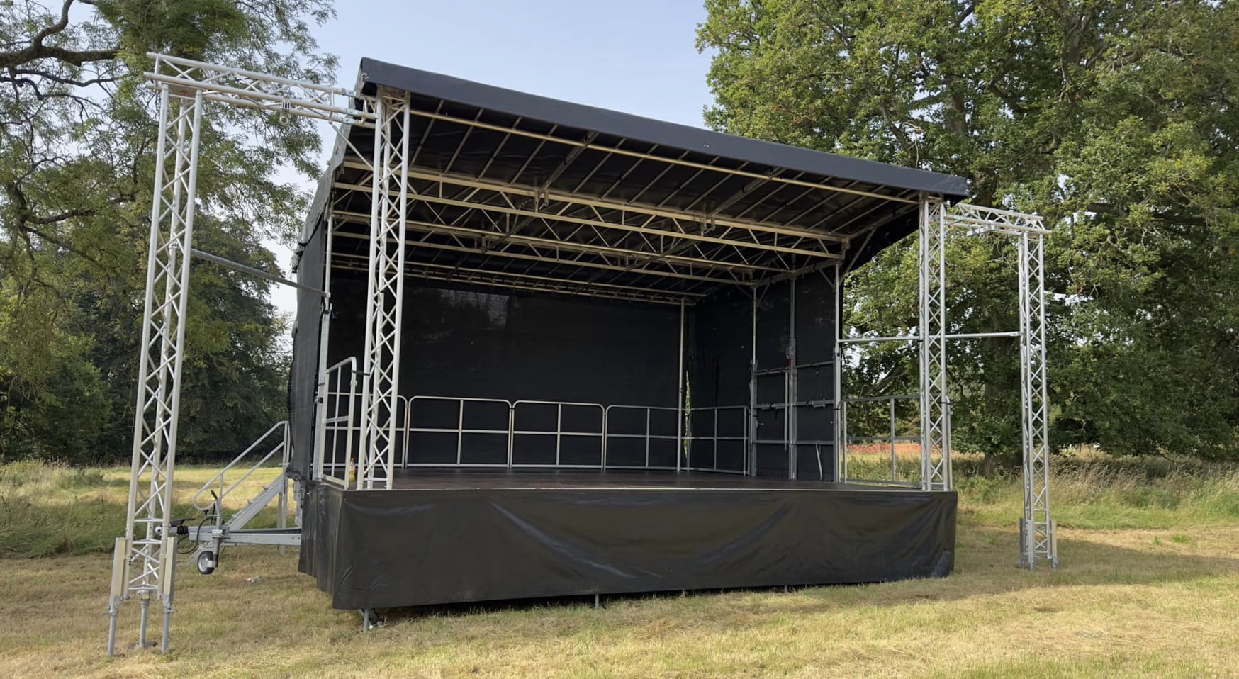 7x6 Mobile Stage Hire