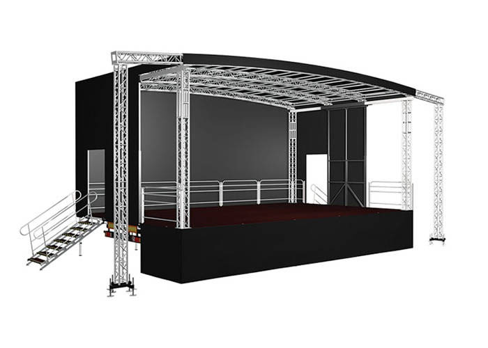 8x6 Mobile Trailer Stage Hire