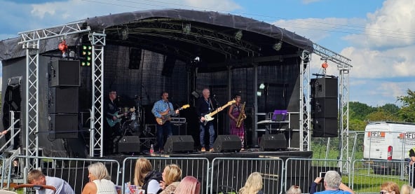 7x6 Mobile stage hire Shropshire