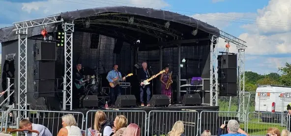 7x6 Mobile stage hire Leicester 